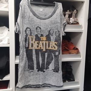 Factory distressed Beatles tshirt top